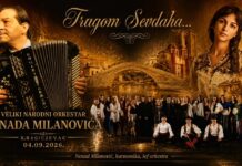 EKSKLUZIVNO: “TRAGOM SEVDAHA” 4.9.2026. – KRAGUJEVAC – HUMANITARNI KONCERT SA 50 IZVOĐAČA UZ PRATNJU VELIKOG NARODNOG ORKESTARA NENADA MILANOVIĆA PEGIJA. ULAZ JE BESPLATAN.